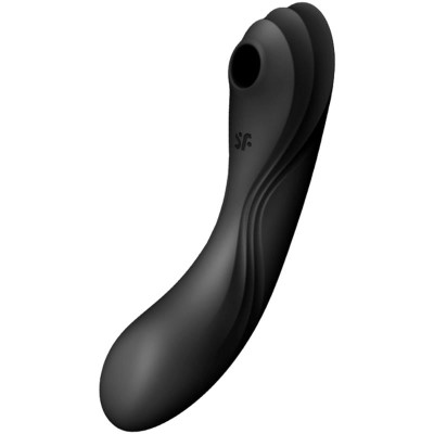 Curvy Trinity 4 Vibrador y Succionador 2 Motores Negro Curvy Trinity 4 Vibrador y Succionador 2 Motores Negro
