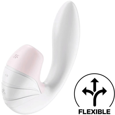 Supernova Succionador y Vibrador Super Flexible USB Blanco Supernova Succionador y Vibrador Super Flexible USB Blanco