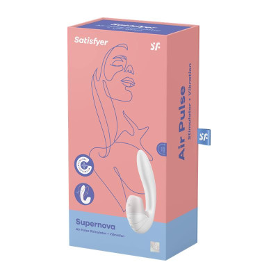 Supernova Succionador y Vibrador Super Flexible USB Blanco Supernova Succionador y Vibrador Super Flexible USB Blanco