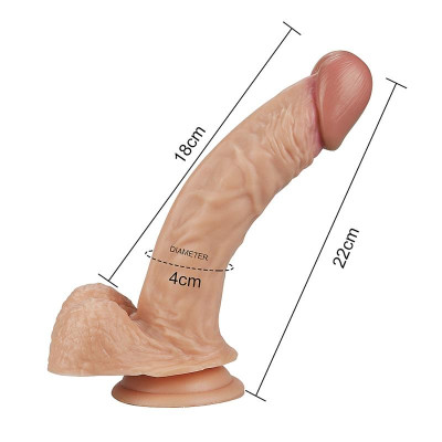 Dildo Real Extreme 85 Natural Dildo Real Extreme 85 Natural