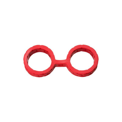 Esposas Japonesas para Bondage Silicona Premium Talla L Rojo Esposas Japonesas para Bondage Silicona Premium Talla L Rojo