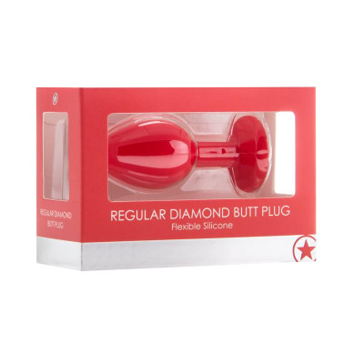 Shots Ouch Plug Anal Diamante Rojo Shots Ouch Plug Anal Diamante Rojo