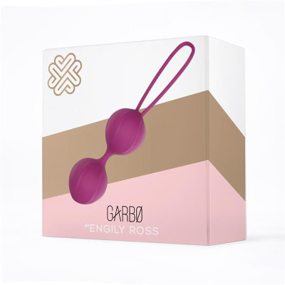 Garbo Bola Doble Kegel Silicona Purpura