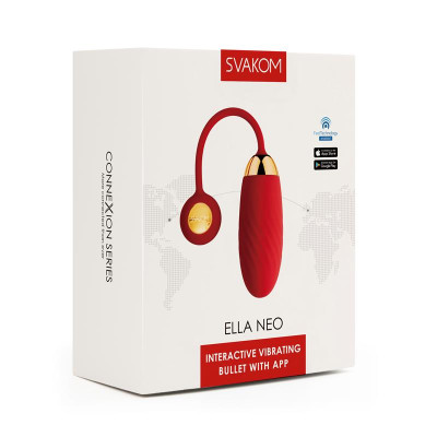 Huevo Vibrador Connexion Series Ella Neo con App Rojo Huevo Vibrador Connexion Series Ella Neo con App Rojo