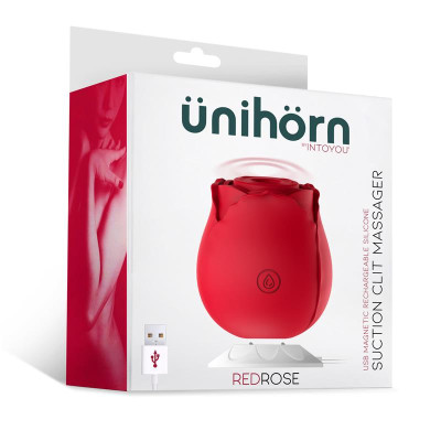 Redrose Succionador de Clitoris con Base Magnetica USB Silicona Redrose Succionador de Clitoris con Base Magnetica USB Silicona
