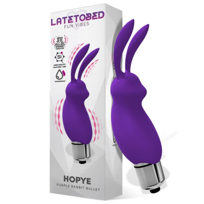 Hopye Bala Vibradora Conejito Silicona Purpura Hopye Bala Vibradora Conejito Silicona Purpura