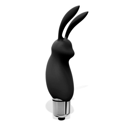 Hopye Bala Vibradora Conejito Silicona Negro Hopye Bala Vibradora Conejito Silicona Negro