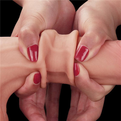 Dildo Sliding Dual Layer 85 Natural Dildo Sliding Dual Layer 85 Natural