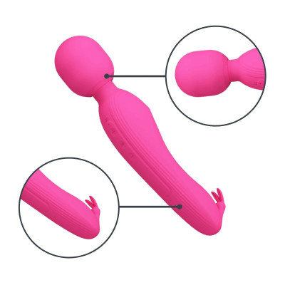Curtis Masajeador con Estimulador de Clitoris Curtis Masajeador con Estimulador de Clitoris