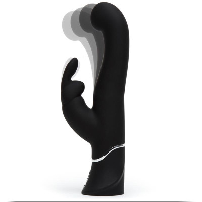 Vibrador G Spot Stroker Rabbit Negro Vibrador G Spot Stroker Rabbit Negro