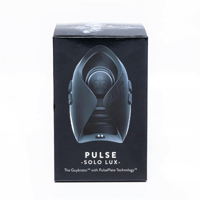 Masturbador Masculino Pulse Solo Lux Negro Masturbador Masculino Pulse Solo Lux Negro