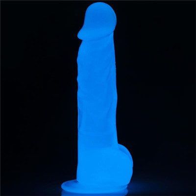Dildo 85 Lumino Luz Azul Dildo 85 Lumino Luz Azul