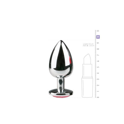 Plug Anal con Cristal Rosa No 6 Plug Anal con Cristal Rosa No 6