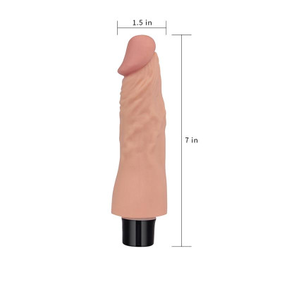 Vibrador Real Softee 7 Natural Vibrador Real Softee 7 Natural