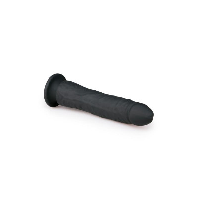 Pene Realistico Silicona Negro 21 cm Pene Realistico Silicona Negro 21 cm