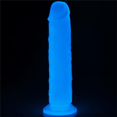 Dildo Lumino 8 Luz Azul Dildo Lumino 8 Luz Azul