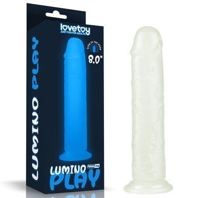 Dildo Lumino 8 Luz Azul Dildo Lumino 8 Luz Azul