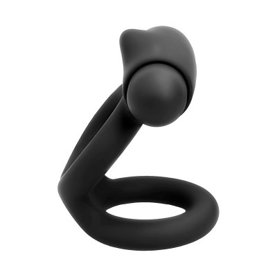 Denver Anillo Doble con Bala Vibradora USB Silicona Negro Denver Anillo Doble con Bala Vibradora USB Silicona Negro