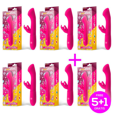 Pack 51 Cotton Vibrador Punto G y Conejito USB Silicona Pack 51 Cotton Vibrador Punto G y Conejito USB Silicona