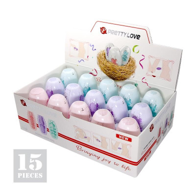 Pack 15 Huevos Masturbadores Doble Texturizado Pack 15 Huevos Masturbadores Doble Texturizado