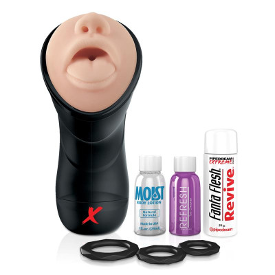 PDX Elite Masturbador Vibrador Deep Throat PDX Elite Masturbador Vibrador Deep Throat