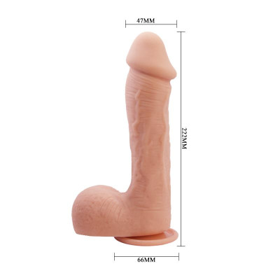 Johnson Dildo Realista con Ventosa Natural Johnson Dildo Realista con Ventosa Natural