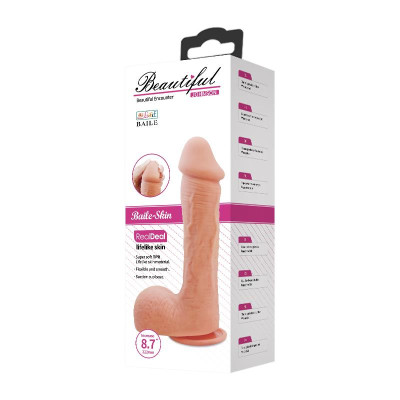 Johnson Dildo Realista con Ventosa Natural Johnson Dildo Realista con Ventosa Natural