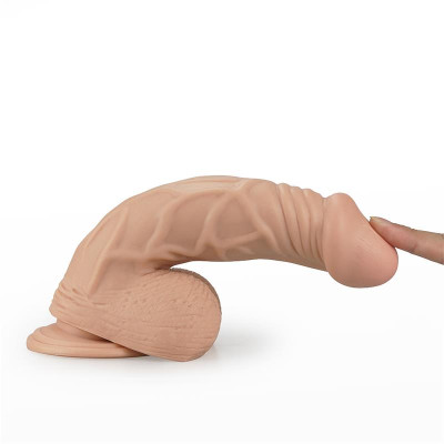 Dildo Real Extreme Dildo con Vibracion 9 Natural Dildo Real Extreme Dildo con Vibracion 9 Natural