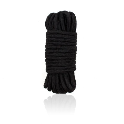 Cuerda de Bondage de Algodon 5 Metros Negro Cuerda de Bondage de Algodon 5 Metros Negro