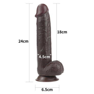Dildo Sliding 95 Negro Dildo Sliding 95 Negro