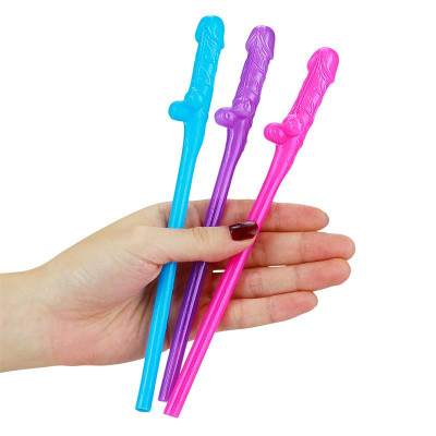 Pajitas Pene Vario Color Pack de 9 Pajitas Pene Vario Color Pack de 9