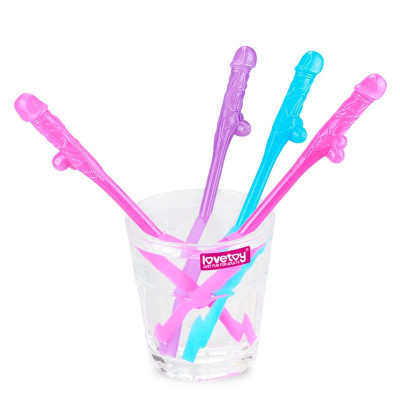 Pajitas Pene Vario Color Pack de 9 Pajitas Pene Vario Color Pack de 9