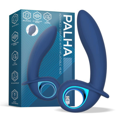 Vibrador Alpha Advanced con Funcion de Inflado y Vibracion USB Silicona Vibrador Alpha Advanced con Funcion de Inflado y Vibracion USB Silicona