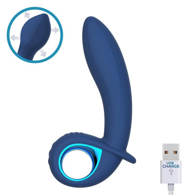Vibrador Alpha Advanced con Funcion de Inflado y Vibracion USB Silicona Vibrador Alpha Advanced con Funcion de Inflado y Vibracion USB Silicona