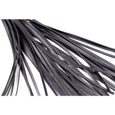 Flogger con Mango Brillante 44 cm Negro Flogger con Mango Brillante 44 cm Negro
