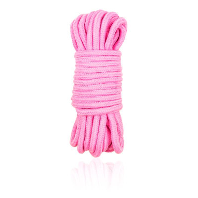 Cuerda de Bondage de Algodon 10 Metros Rosa Cuerda de Bondage de Algodon 10 Metros Rosa