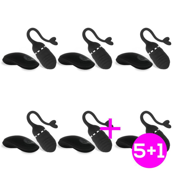 Pack 5+1 Adoree Huevo Vibrador con Control Re